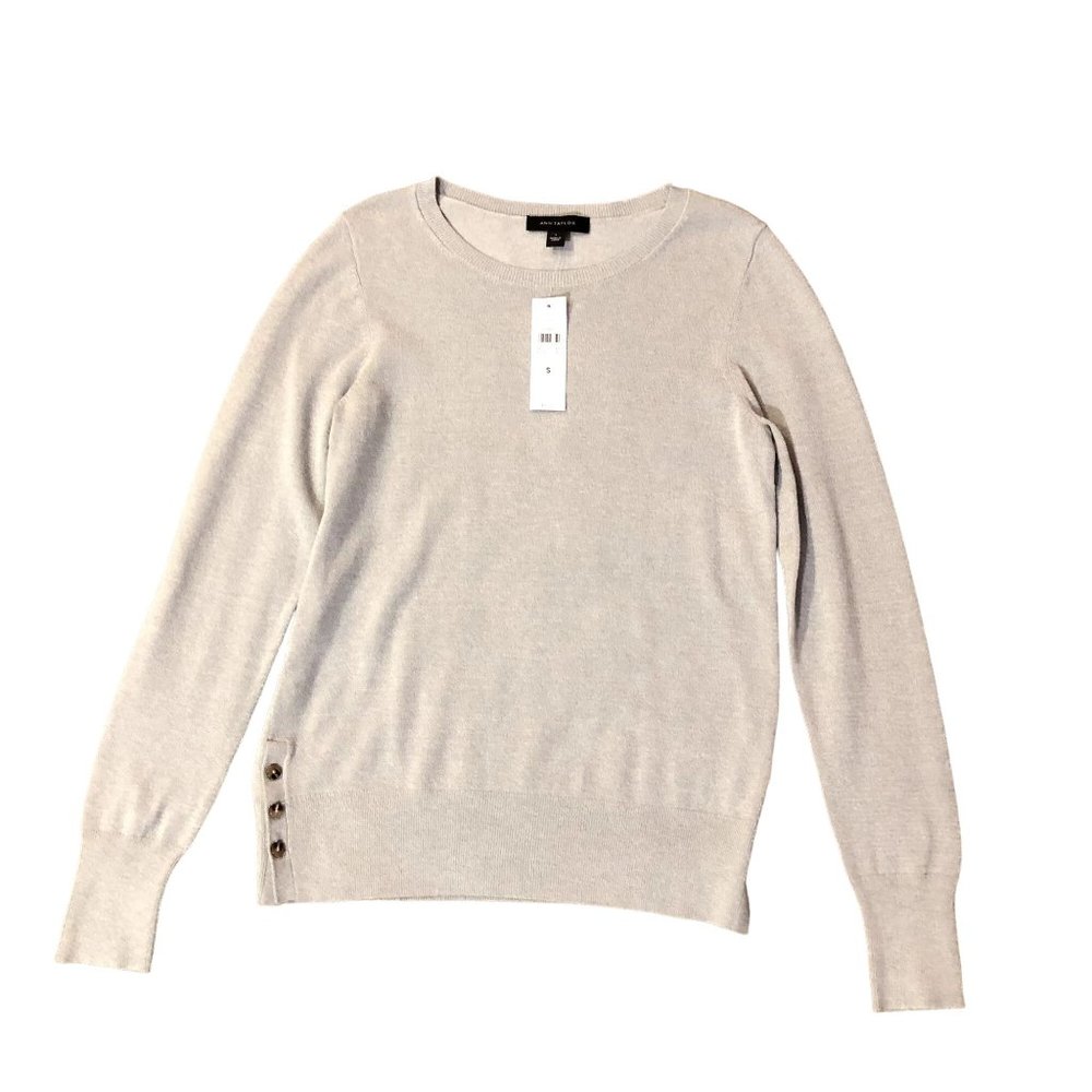 Ann Taylor Sweater Womens S NEW Gray Pullover - Picture 5 of 16